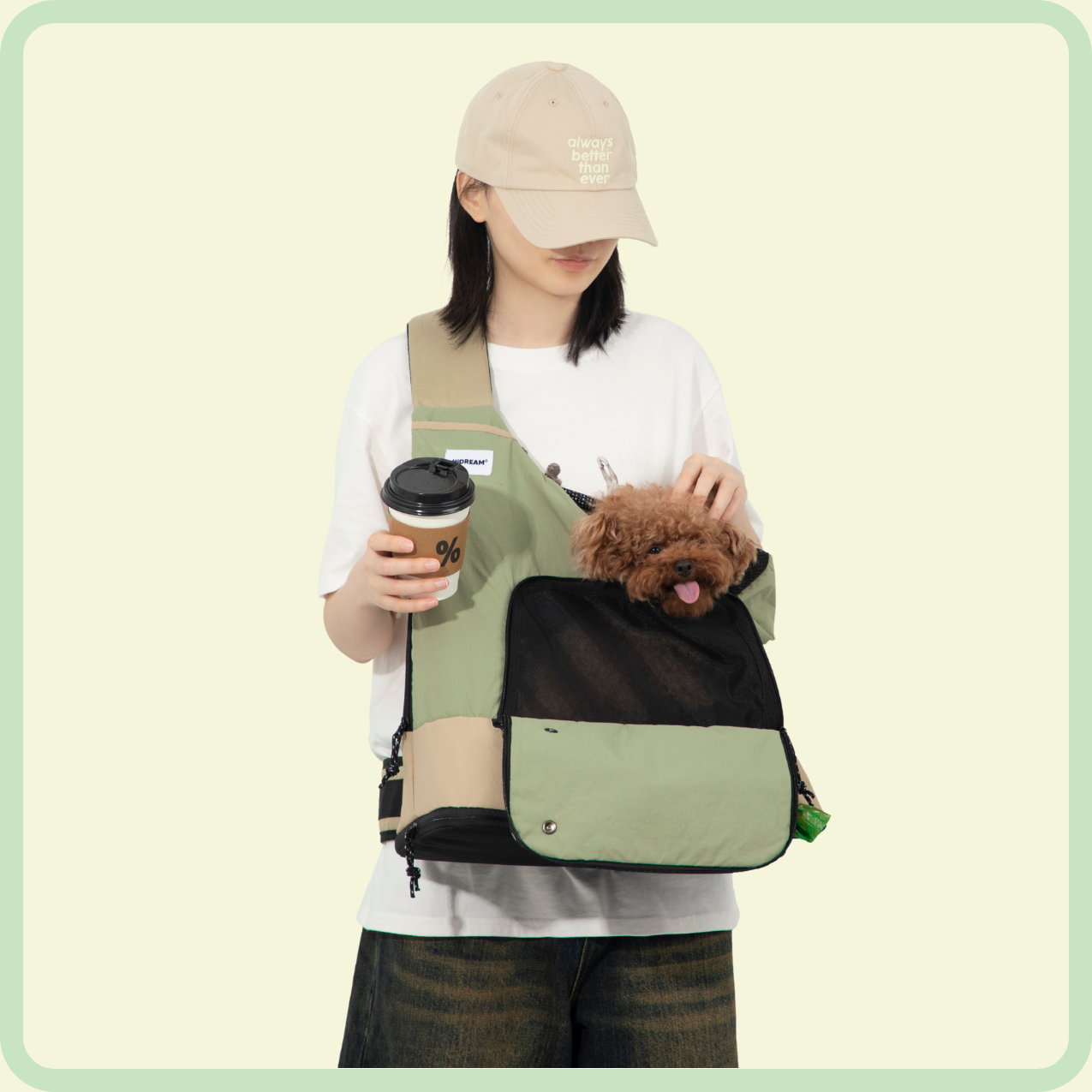 crossbody draagtas voor huisdieren 