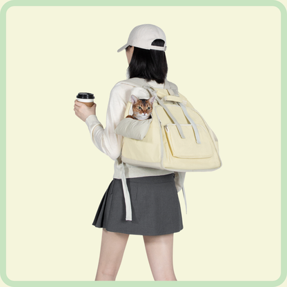 "Soft fūfū" Pet Toast Rugzak 
