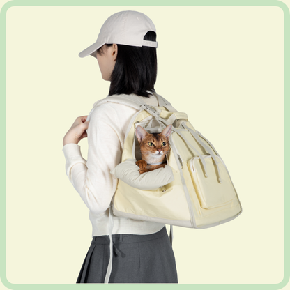 "Soft fūfū" Pet Toast Rugzak 