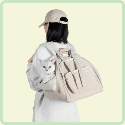 "Soft fūfū" Pet Toast Rugzak 