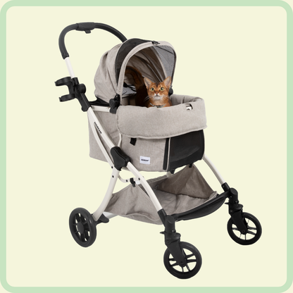 Kussen voor de rand van een kinderwagen 