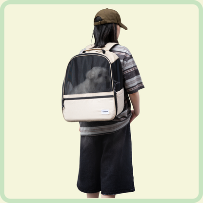 Geventileerde rugzak voor huisdieren 