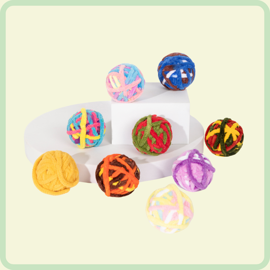 Katten pluchen bal speelgoed 