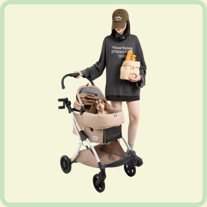 Omkeerbare kinderwagen voor huisdieren 
