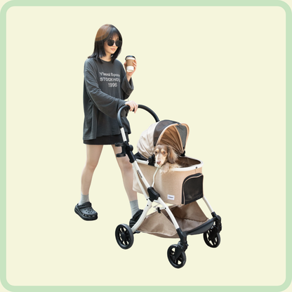 Omkeerbare kinderwagen voor huisdieren 