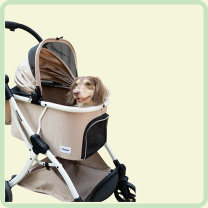 Omkeerbare kinderwagen voor huisdieren 