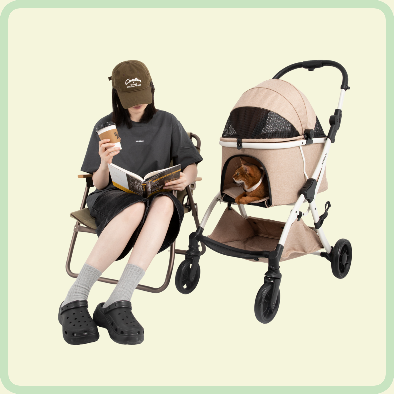omkeerbare kinderwagen voor huisdieren 