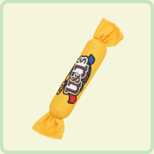 Huisdier speeltje in de vorm van een snoepje